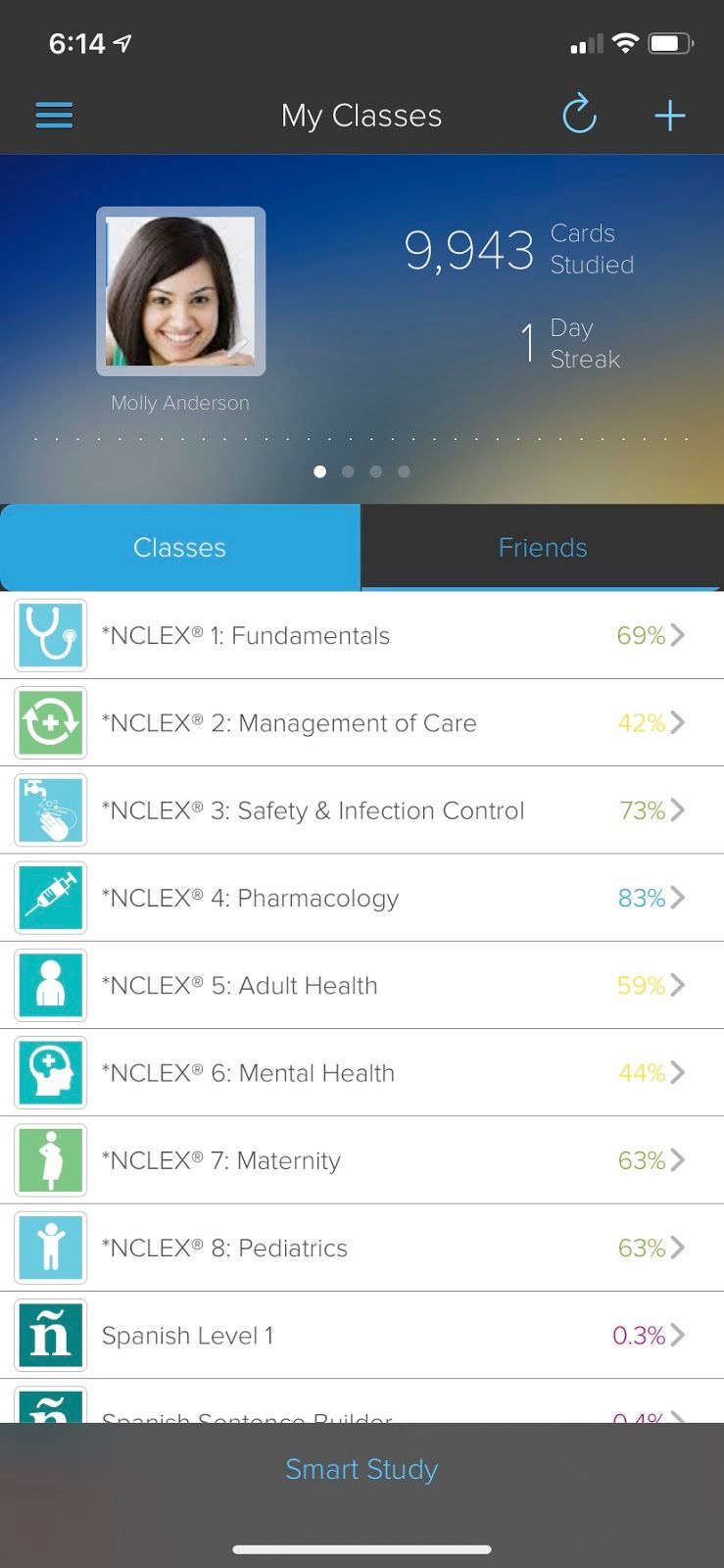 Brainscape NCLEX flashcards mobile app