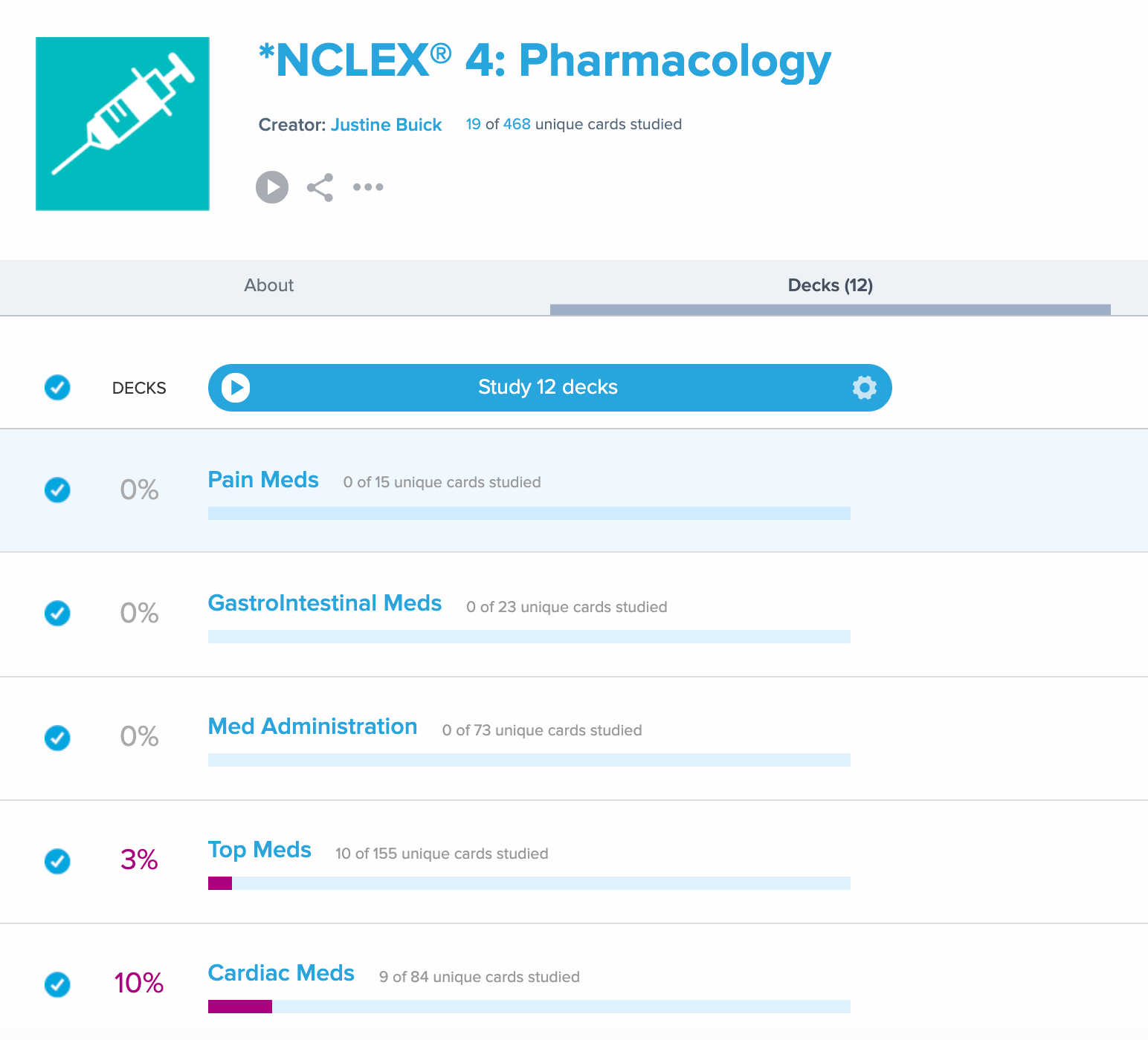 NCLEX Pharmacology Flashcards Brainscape 