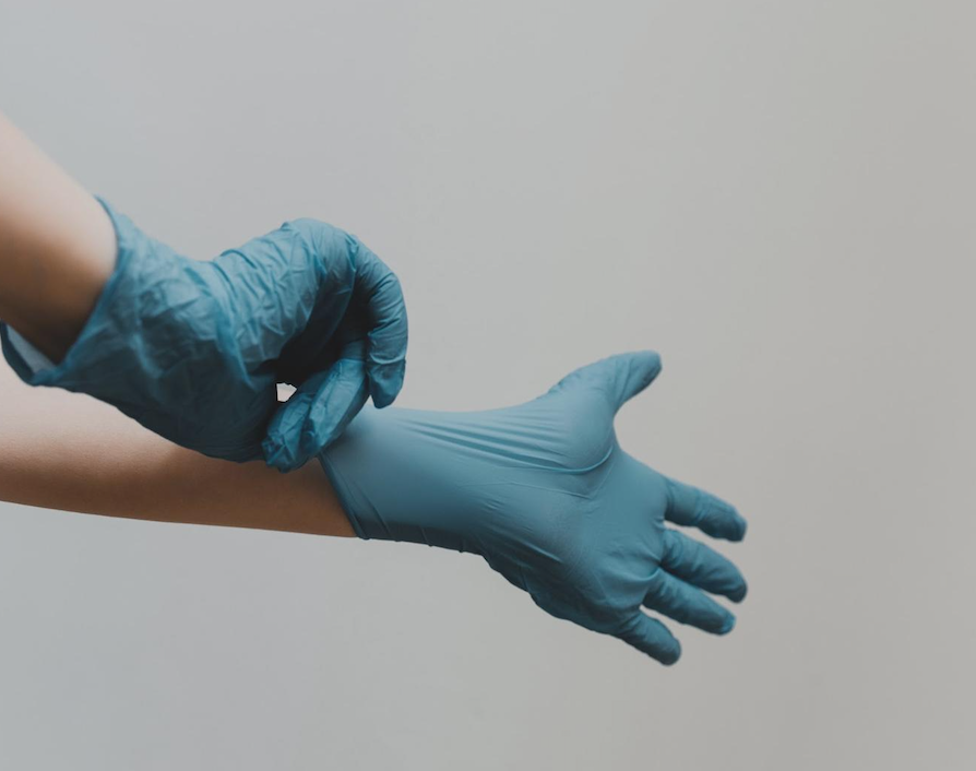 Rubber gloves' getting hands dirty for NCLEX stress